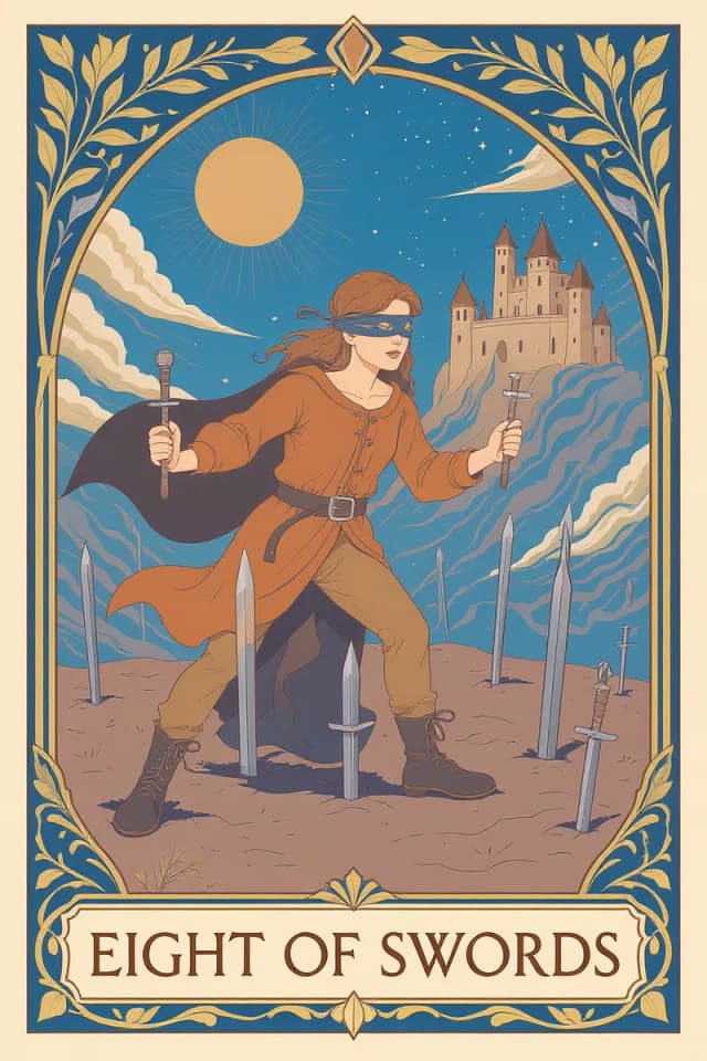 Eight of Swords tarot card