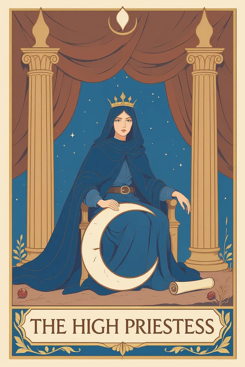 The High Priestess tarot card
