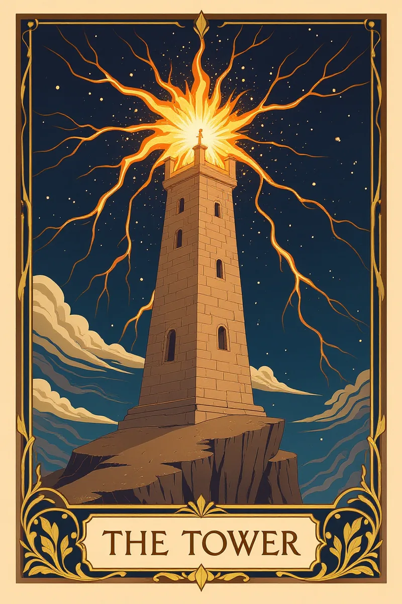 The Tower tarot card