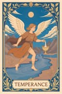 La Templanza carta de tarot
