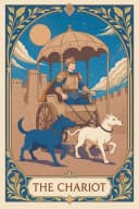 El Carro carta de tarot