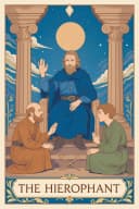 El Sumo Sacerdote carta de tarot